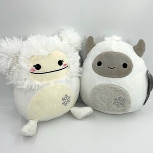 Squishmallows Bigfoot Yeti & Amleth Yeti Canada Exclusive Lot of 2